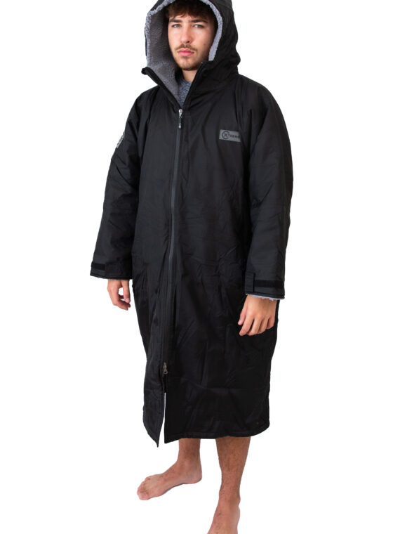 Xtreme Black NextGenXV Waterproof Jacket With Grey Fleece Lining