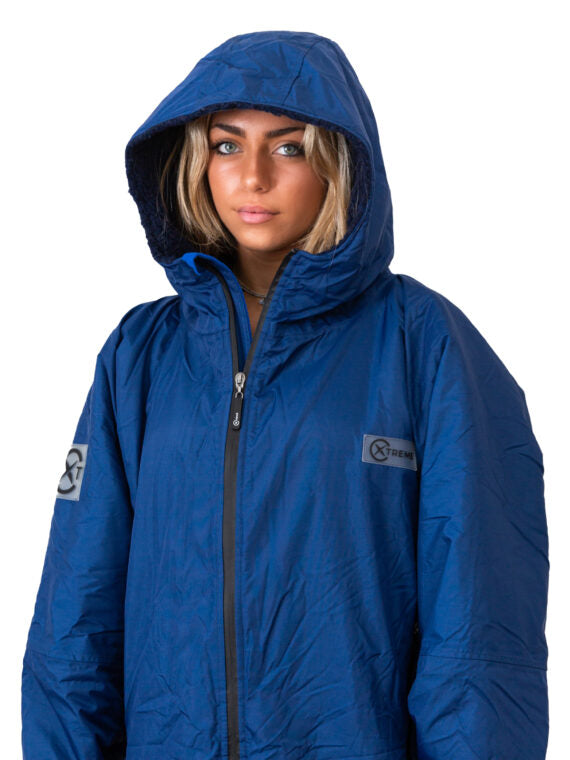 Xtreme Navy Waterproof Jacket With Blue Fleece Lining