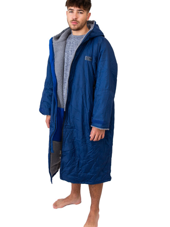 Xtreme Navy Waterproof Jacket With Grey Fleece Lining