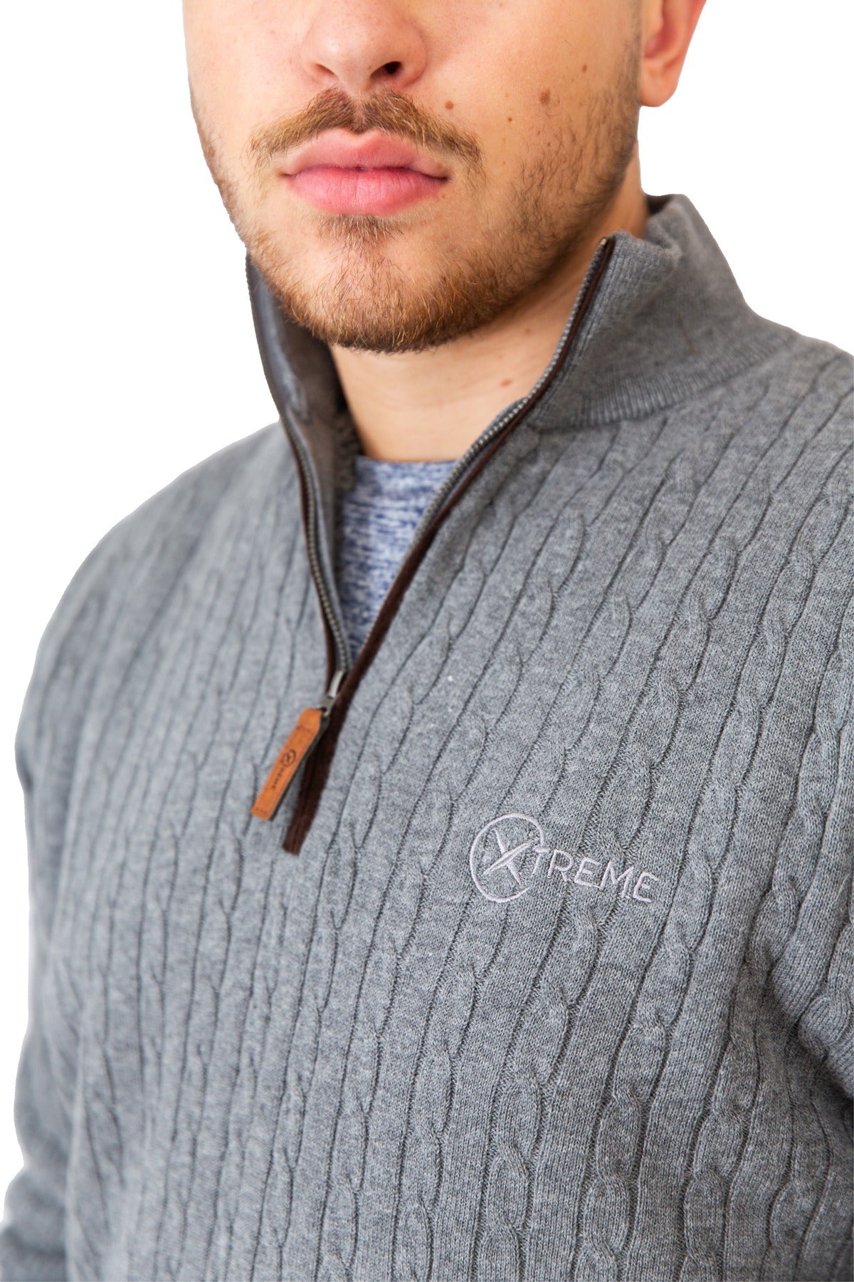 Xtreme Grey Cashmere Jumper – With Grey Fleece Lining Add to wishlist