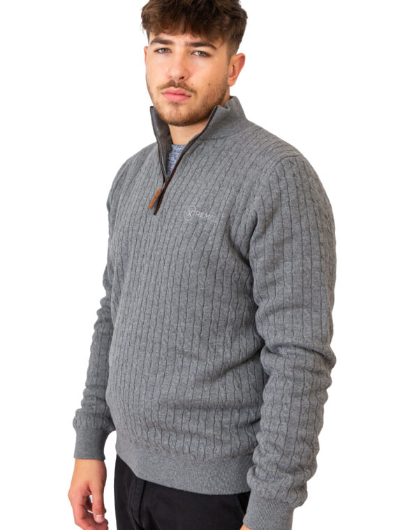 Xtreme Grey Cashmere Jumper – With Grey Fleece Lining Add to wishlist