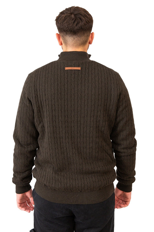 Xtreme Green Cashmere Jumper – With Green Fleece Lining