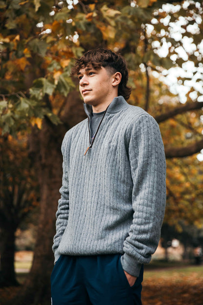 Xtreme Grey Cashmere Jumper – With Grey Fleece Lining Add to wishlist